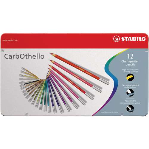  STABILO® CarbOthello Pastellstifte, Metalletuis